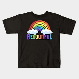 Beyoutiful  LGBT Gay Pride Kids T-Shirt